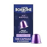 Caffè Borbone Miscela Mia Napoli - 100 Capsule ALLUMINIO (10 confezioni da 10) - Compatibili con le Macchine ad uso domestico Nespresso®*