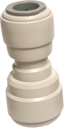 Vista 36 de Acoplamiento de tubo OD de copolímero de acetal, válvula de cierre manual, empuje para conectar piezas del sistema de filtro de agua RO