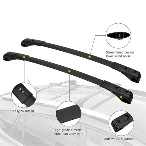 Barres de toit transversales pour TOYOTA RAV4 2013-2018 en aluminium - 5