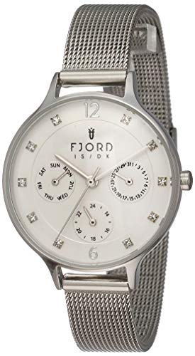 Fjord Analog Silver Dial Women's Watch-FJ-6040-11