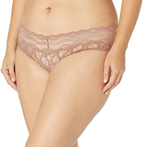 b.tempt'd by Wacoal Women's Lace Kiss Hipster Panty, Au Natural, L