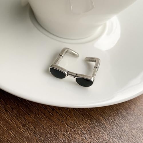 Ch.Yishi Handmade 925 Sterling Silver Ring Adjustable Cool Stacking Ring Vintage Personalized Jewelry For Women & Men thumb #1