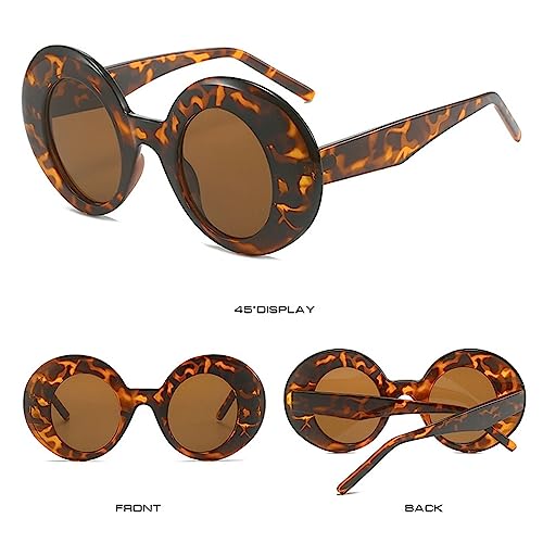 laureles Oval Sunglasses for Women Men Round Gradient Y2k Sun Glasses Vintage Punk Eyewear Shades UV4002
