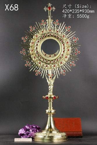 Rare Fine Large Monstrance Ornate, Beautiful and Affordable! 36 3/5" High X68.