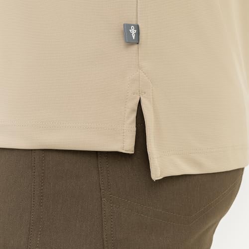 Image of Mauve Mens Smart Stretch Polo | Comfortable Work & Casual | Breathable | All-Day Wear
