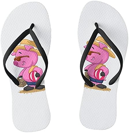 Kanemira かわいい豚 砂ビーチ 背景色を選択 ビーチサンダル ビーチサンダ シャワーサンダル ユニセックス 男女兼用 サンダル Eva S 29cm 25cm 28cm 27cm ギフト プレゼント M 軽量 プール L 日時指定 26cm