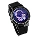 Armbanduhren,Wasserdichter Leuchtender Elektronischer Uhr-Touch Screen LED-Uhr DJ-Musik-Peripheriegerät, Gewehrfarbenoberteilschwarzgürtel
