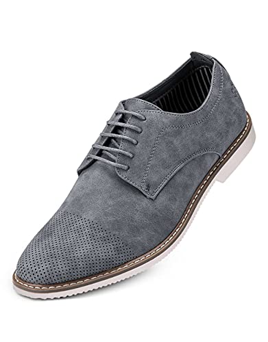 Image of Marino Men's Oxfords Casual Dress Shoes - Comfortable and Breathable Premium Leather Shoe with Rubber Sole