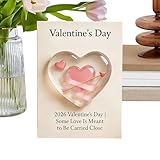 Design accattivante e rassicurante: Le Valentines Pocket Cards presentano un design a forma di cuore dalle linee morbide che evoca calore emotivo, rendendole un regalo ideale per alleviare lo stress quotidiano e un compagno pensieroso e portatile da portare con sé nei momenti difficili o in occasioni gioiose.