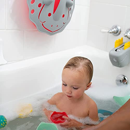 Image of Dr. Brown's CleanUp Dino-Soft Baby Bath Spout Cover and Dino-Pour Bath Rinse Cup, 0m+, BPA Free, Certified Plastic Neutral