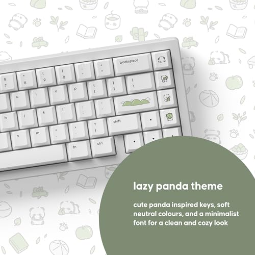 dokodoko Panda Keycaps - PBT, Cherry Profile for Mechanical Keyboards by dokodoko - Used condition - Image 2