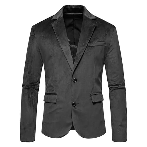 GATMSTZ Big Velvet Blazer for Men Blazer Jackets Men’s Sport Coats 2 Buttons Party Wedding Evening Homecoming3