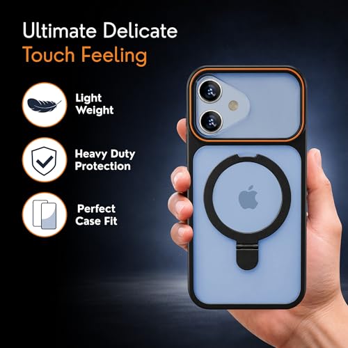 Image of AIBEX Back Cover Case for Apple iPhone 14 MagSafe Compatible | Slim Case with Wireless Charging Support Anti-Scratch, Shockproof, Anti-Fingerprint & Lightweight Military-Grade Protective Cover - Brown