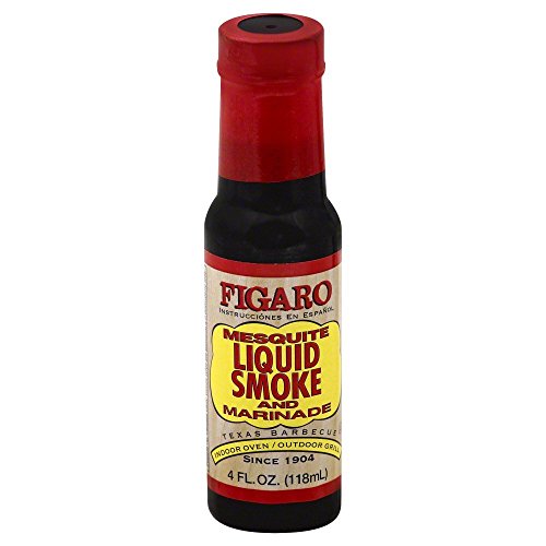 Figaro Mesquite Liquid Smoke and Marinade, 4 Ounce