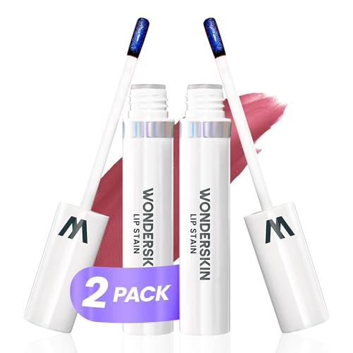 Wonderskin Wonder Blading Lip Stain Peel Off Masque, Paquete De 2 – Tinte De Labios Mate De Larga Duración, Resistente Al Agua Y A Prueba De Transferencia (Charming Masque)