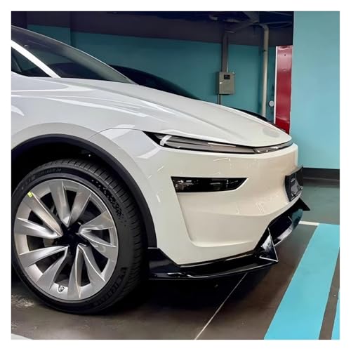 Spoiler avant Tesla Model Y Juniper 2025 lèvre de pare-chocs diffuseur ABS