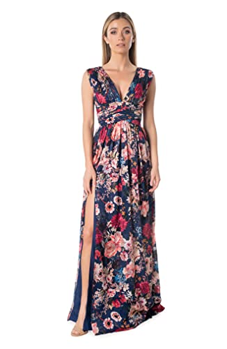 open lace back dress Jaclyn Gown – Dress the Population main image 1