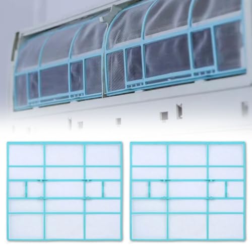 Vibsky Reacement - Filtro de aire para aire acondicionado de medio hualing, pantalla de polvo de salida de unidad interior, accesorio de filtro antipolvo Ic resistente, varios estilos disponibles