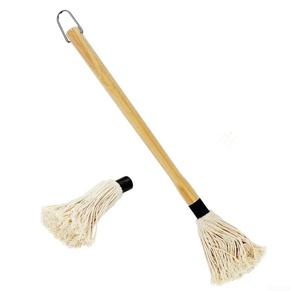 BBQ Sauce Basting Mop (D) | 6 extra Ersatzbürsten, zum Grillen und Räuchern, THM1ITT9W20HR901IJ4UAABQT8Q