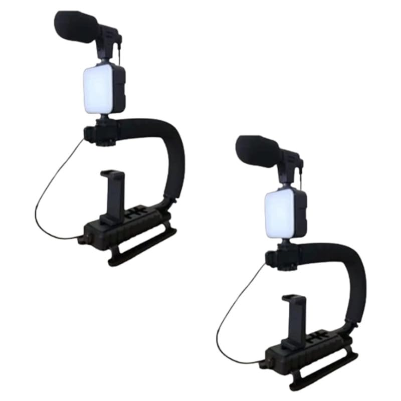 Buy ONE GET ONE AY-49U U Shaped Video Making Handheld Stabilizer Kit Camera Gimbal for Outdoor Videography Portable Video Camera Accessories C Shape Stabilizer for DSLR Mobile Phones