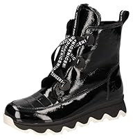 2Go Fashion Damen 8980-601 Mode-Stiefel, schwarz/weiß, 39 EU