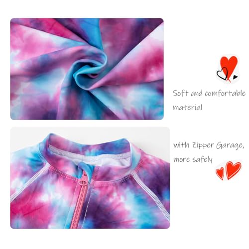 Image of UMELOK Baby Girl Swimsuit Infant Rash Guard Swimwear Bathing Suit