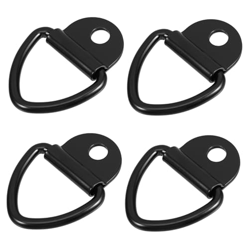 VILLFUL 4piezas Gancho Fijo De Metal Para Camión Gancho De Anclaje Para Coche Accesorios Para Remolques Utilarios y Cargas Para Maletero De Coche y Remolque De Carga
