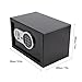 Hyuduo Home Safe Box Mini Safe Box Security Cabinet with Digital Keypad Lock and Keys for Home Office Travel Jewelry Storage
