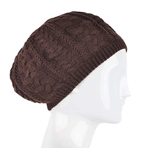 Image of Nollia Soft Knit Solid Color Beanie, Chic, and Lightweight Crochet Knitted Style Beanie Hat for Women, One Size Slouchy Hat