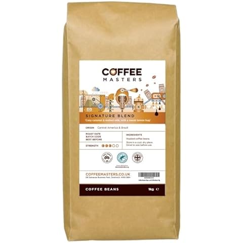 Coffee Masters 1kg Arabica Medium Roast Beans Cover