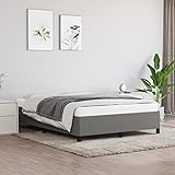 inlife telaio letto grigio scuro, 140 x 190 cm, in tessuto, 24,4 kg, 347059