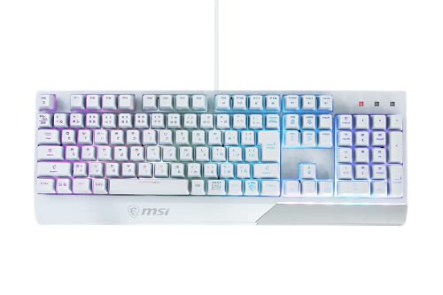 【セット買い】MSI Vigor GK30 COMBO WHITE JP ゲーミングキーボード マウスセット KB576 フルキーボード & Logicool G ロジクール G ゲーミングマウス ワイヤレス G304 ホワイト HERO センサー LIGHTSPEED 無線 99g 軽量 G304rWH 国内正規品 【 ファイナルファンタジーXIV 推奨周辺機器 】