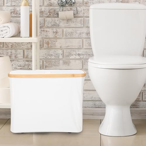 Panier à papier toilette en tissu capacité multiple rouleaux - 8