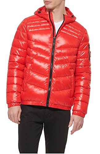 GUESS Herren 112an334-Cri-XL Jacke, Purpur, X-Large