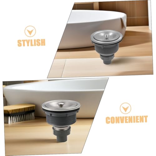 Colador para desagüe de cocina acero inoxidable miniatura 7