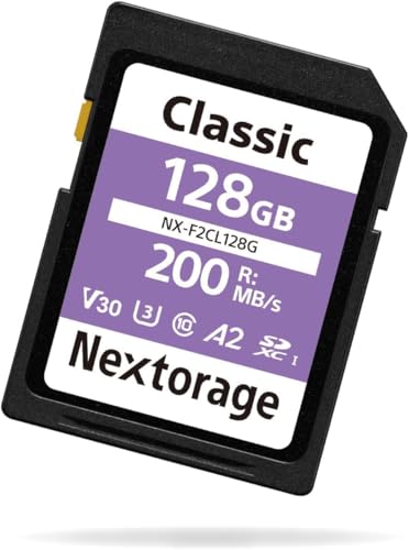Nextorage 日本メーカー UHS-I SDカード 128GB SDXC V30 U3 NX-F2CL128G
