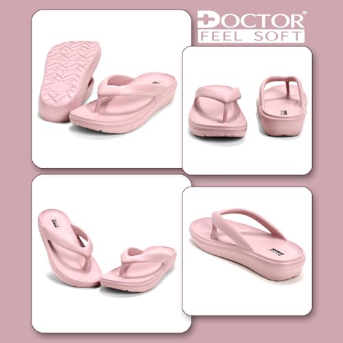 Image of Women Comfortable Thong Slippers with Cushioned Footbed, Lightweight Everyday Wear Slippers for Indoor and Outdoor Use, Soft Strap Casual Flip Flops