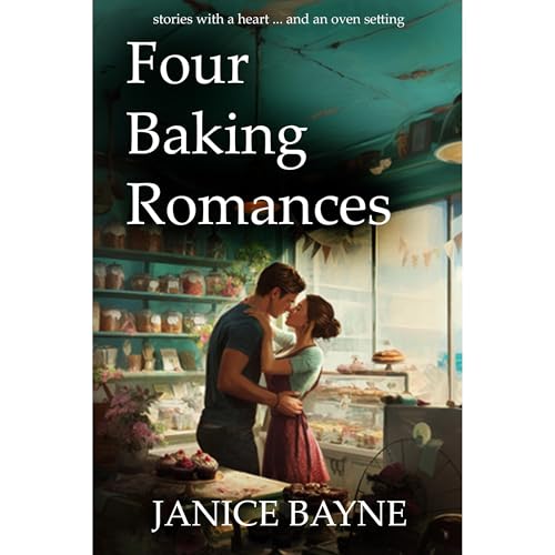 Four Baking Romances Audiolibro Por Janice Bayne, HTJ Fiction Publications arte de portada