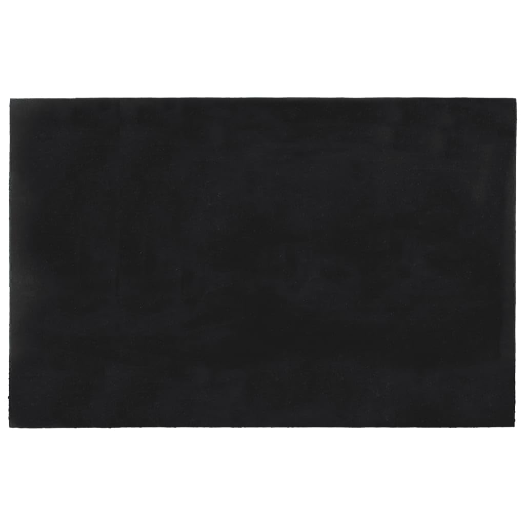 Kokosfaser Fußmatte Dunkelgrau 65x100 cm