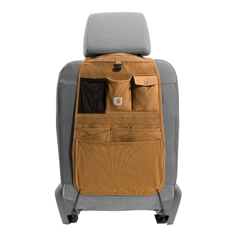 Carhartt Universal Nylon Duck Seat Organizer Cover