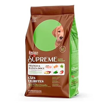 Ração Quatree Supreme Cães Filhotes Raças Médias e Grandes Frango e Batata Doce – 10,1kg