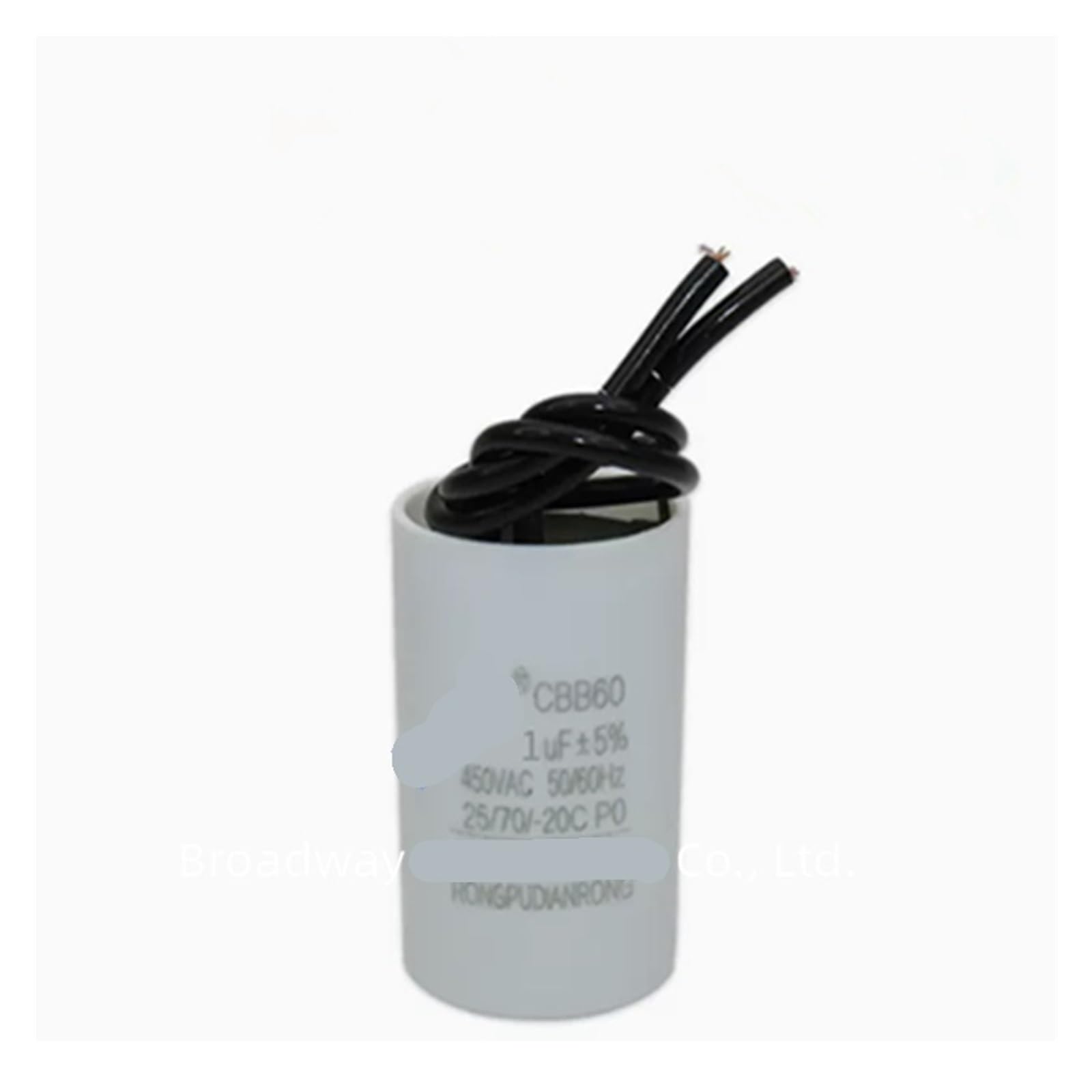 Condensateur de fonctionnement CBB60 6uF haute stabilité 450V