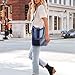 FuninCrea Bolso bandolera grande para mujer con cremallera Imagen de FuninCrea Bolso bandolera grande para mujer con cremallera