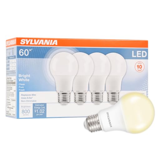 SYLVANIA LED Light Bulb, 60W Equivalent A...