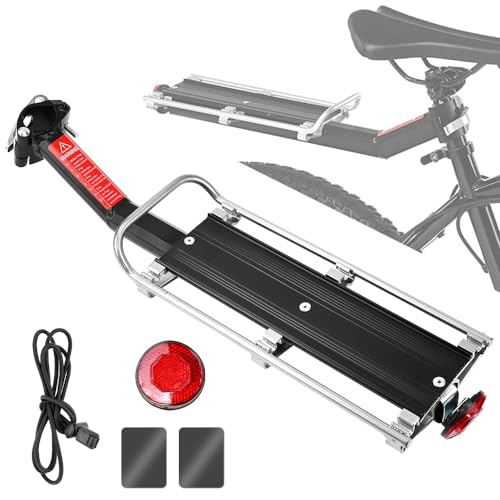 SLTAXAR Einstellbar Fahrrad Gepäckträger Aluminiumlegierung Mountainbike...