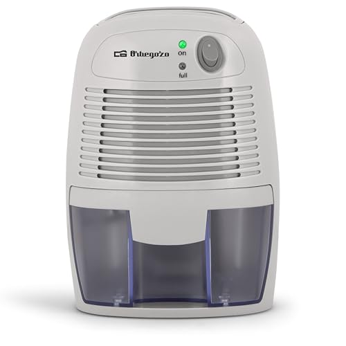 Orbegozo DH 250 Deshumificador compacto, Silencioso, Depósito 0.5 litros 27 W, Blanco Orbegozo DH 250 Deshumificador compacto, Silencioso, Depósito 0.5 litros 27 W, Blanco