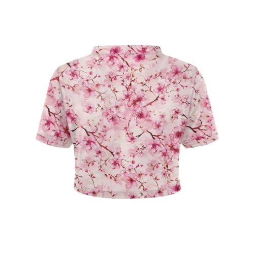 Image of Womens Short Sleeve Cardigans Lightweight Summer Cardigan Trendy Bolero Shrug Cute Floral Cardigan Sheer Bolero
