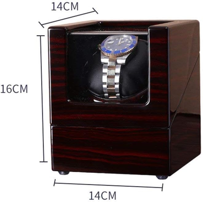 FENOKD Automatic Watch Winder Watch Winder Shake Table Device Shaker Anti-Magnetic Mute Jewelry Gift Packaging Sandalwood Piano Paint Mechanical Watch Automa