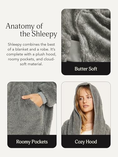 Image of UnHide Shleepy Faux Fur Robe | Lightweight, Soft Wearable Blanket, Polyester Faux Fur, Machine Washable
