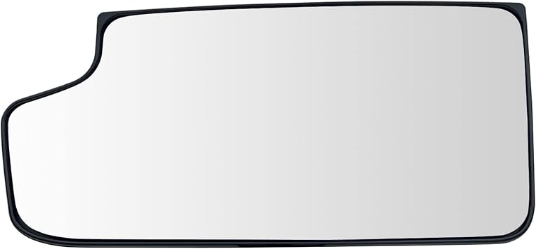 Left Driver Side Heated Towing Mirror Glass Replacement For 2014-2017 Silverado 1500 2500 3500 GMC Sierra 1500 2500 3500, Lower Convex Side Mirror With Backing Plate and Rear Holder